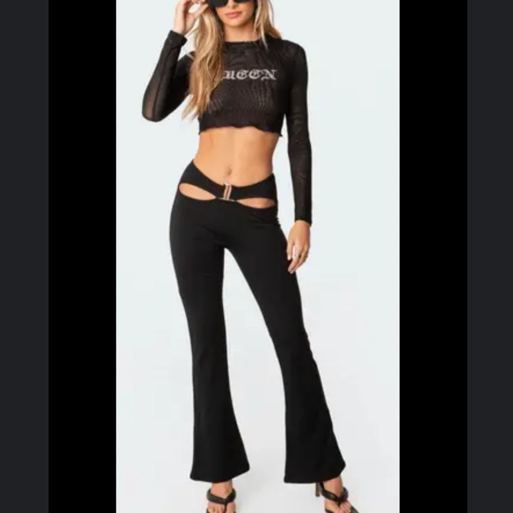 Edikted Cut Out Pants - Picture 10 of 10